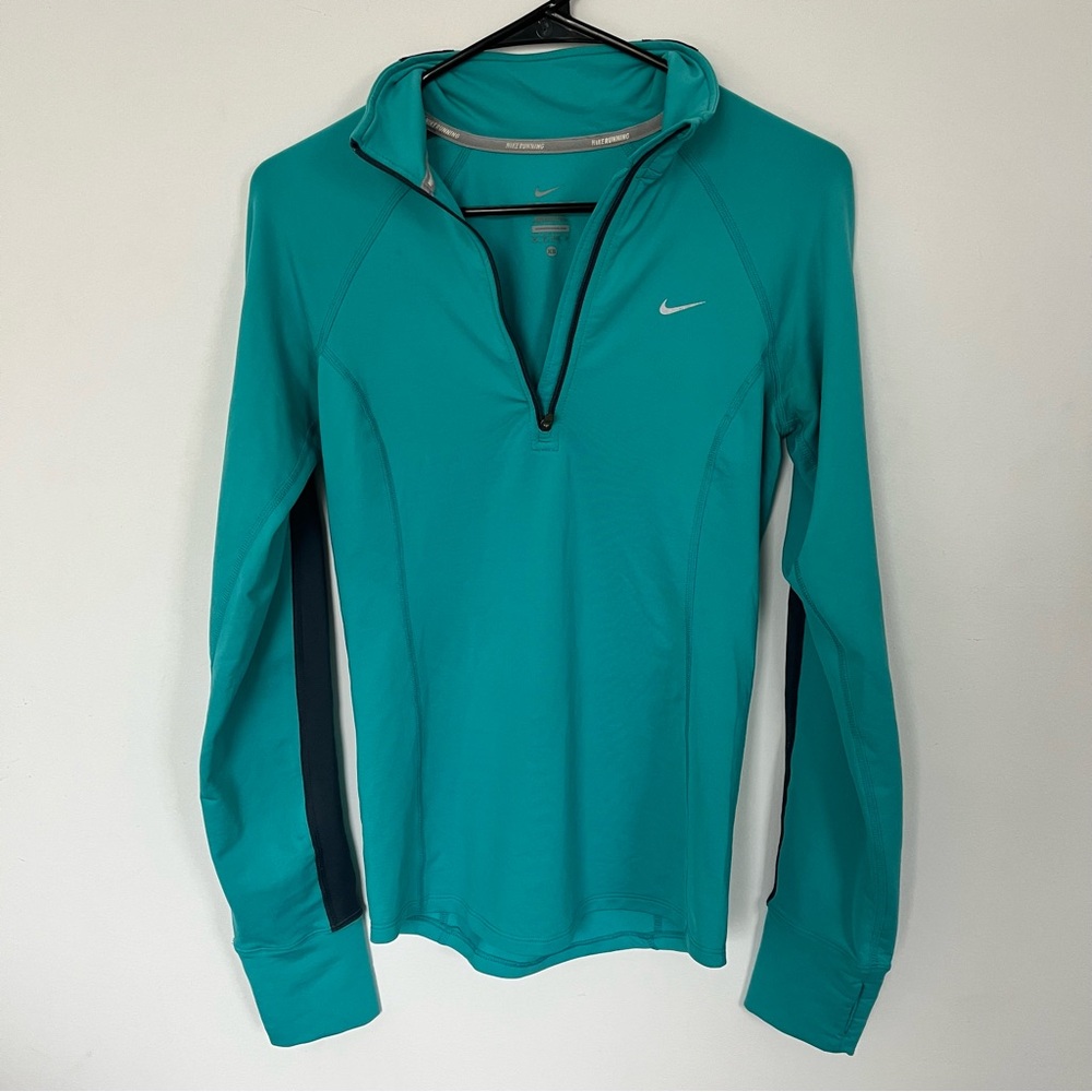 NIKE DRI FIT WOMENS RUNNING QUARTER ZIP JACKET - Picture 3 of 11